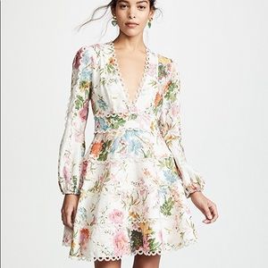 Zimmermann Heathers Flounce Dress - Size 0 = US2-4